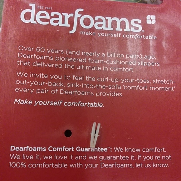 Dearfoams 5-6 Soft Slippers - Picture 10 of 12